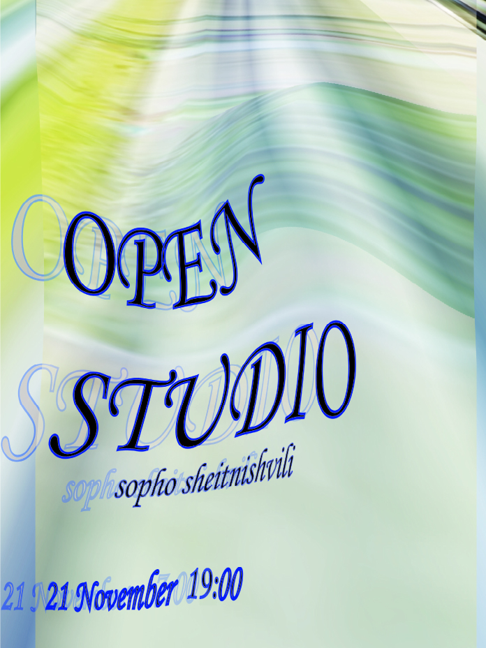 OPEN STUDIO s umelkyňou Sopho Sheitnishvili